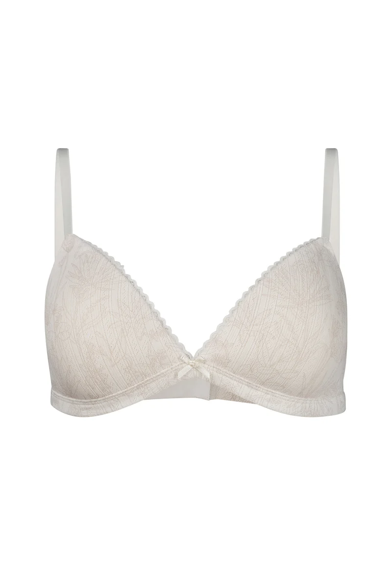 Ajouré Padded triangle bra | dune flowers 087379-08A135