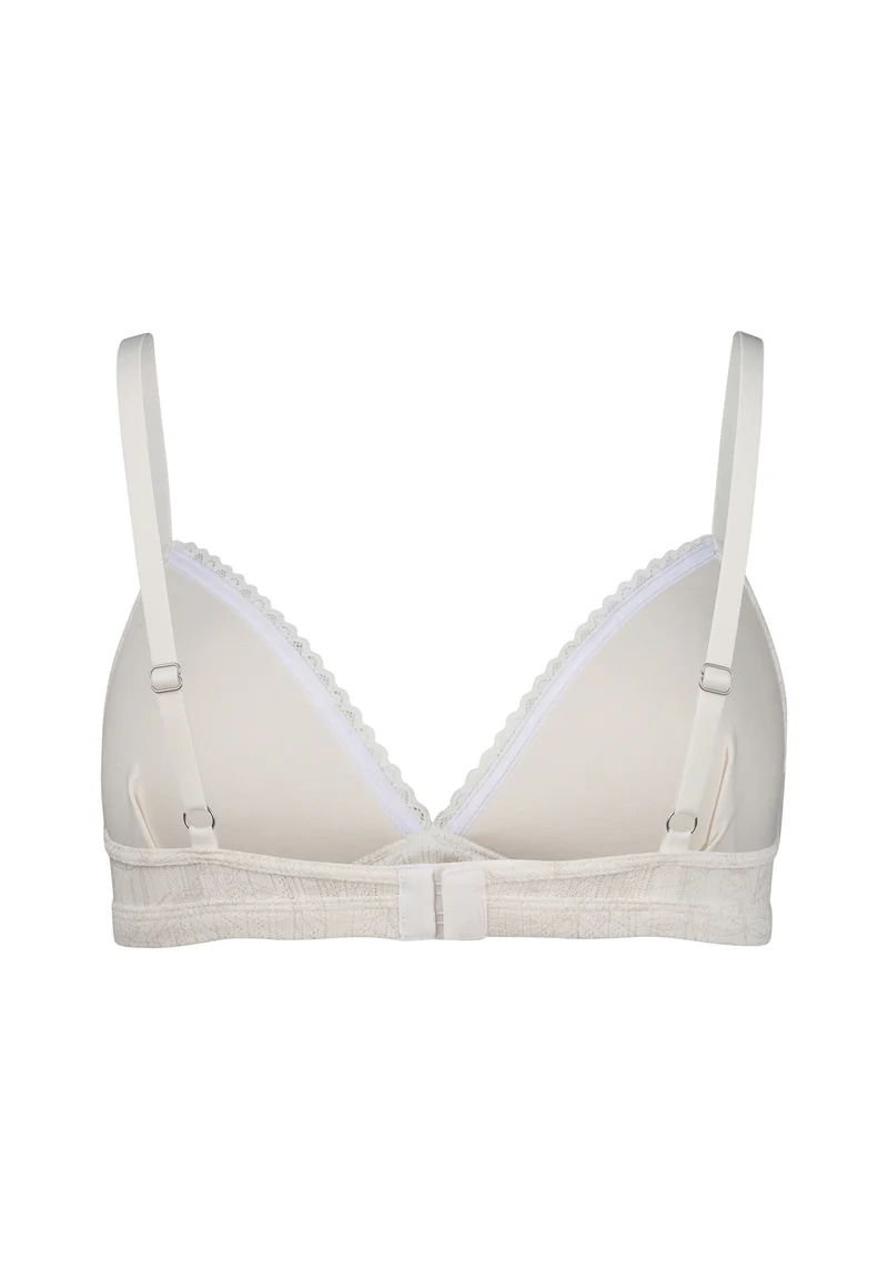 Ajouré Padded triangle bra | dune flowers 087379-08A135