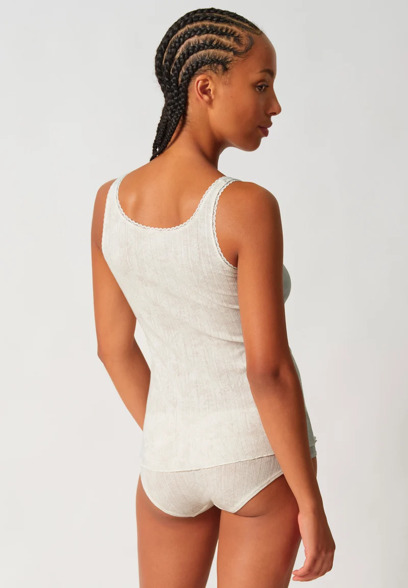 Ajouré Tank top | dune flowers 087378-08A135