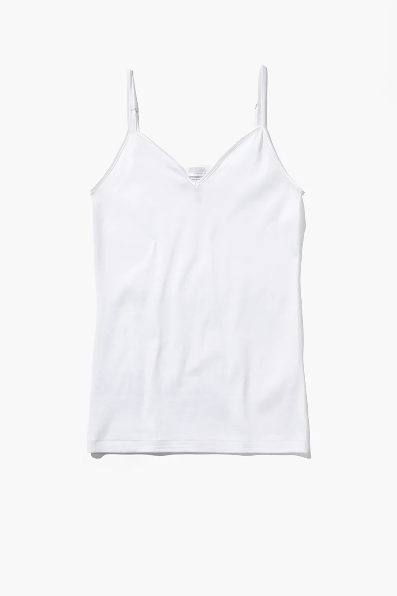 Spaghetti-Top, V-Neck, 266 COTTON DELUXE