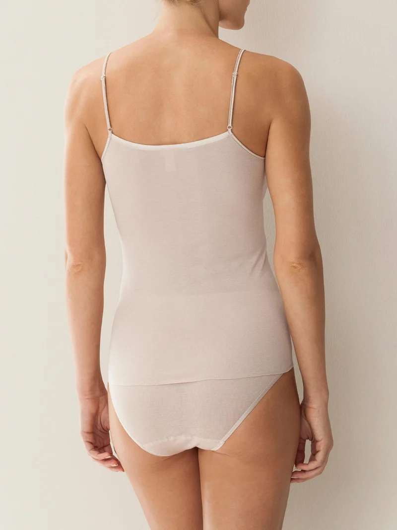 Spaghetti-Top, V-Neck, 266 COTTON DELUXE