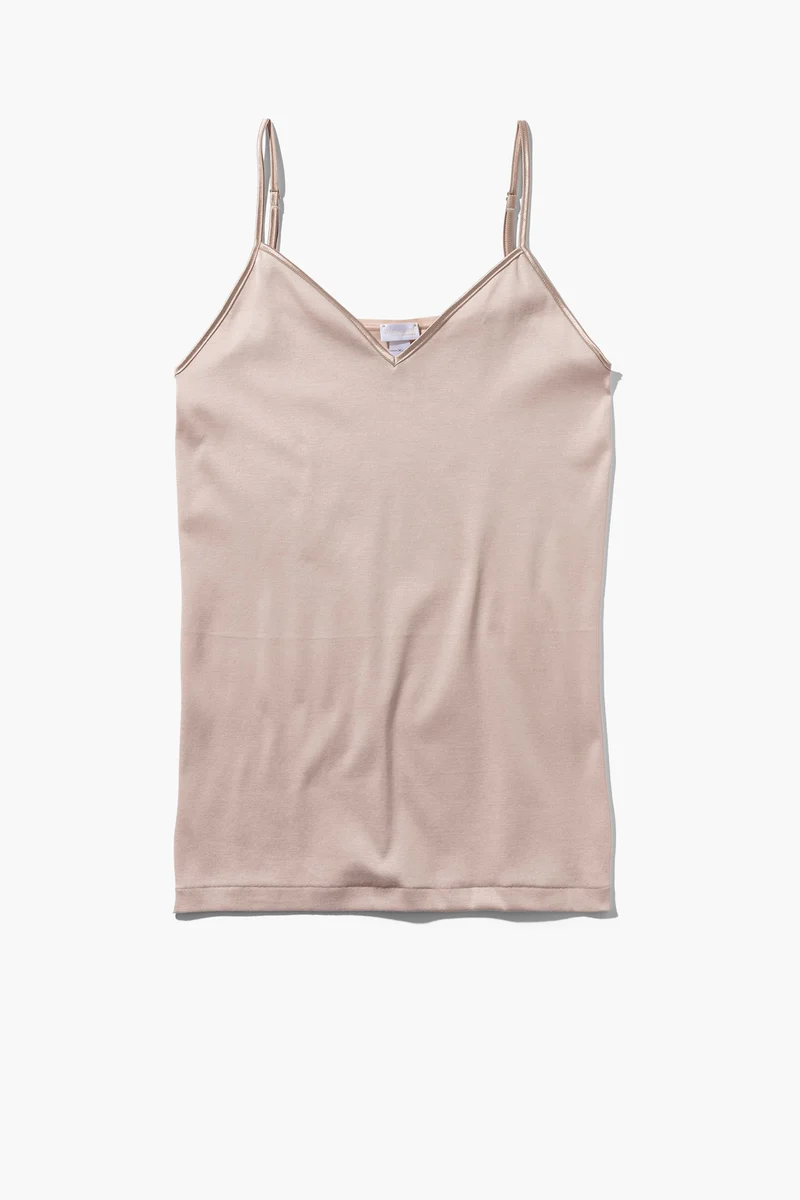 Spaghetti-Top, V-Neck, 266 COTTON DELUXE