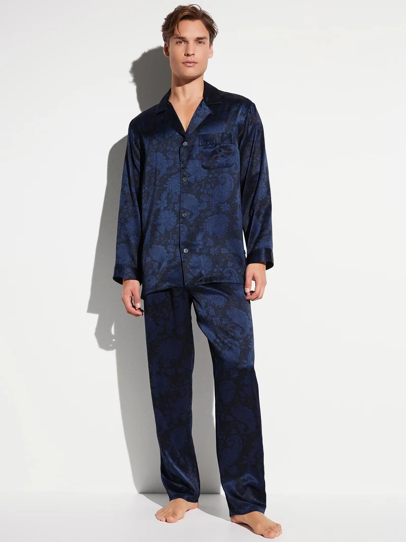 Pyjama, lang, 6000 SILK NIGHTWEAR