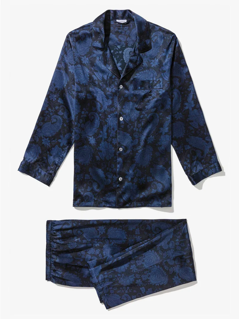Pyjama, lang, 6000 SILK NIGHTWEAR