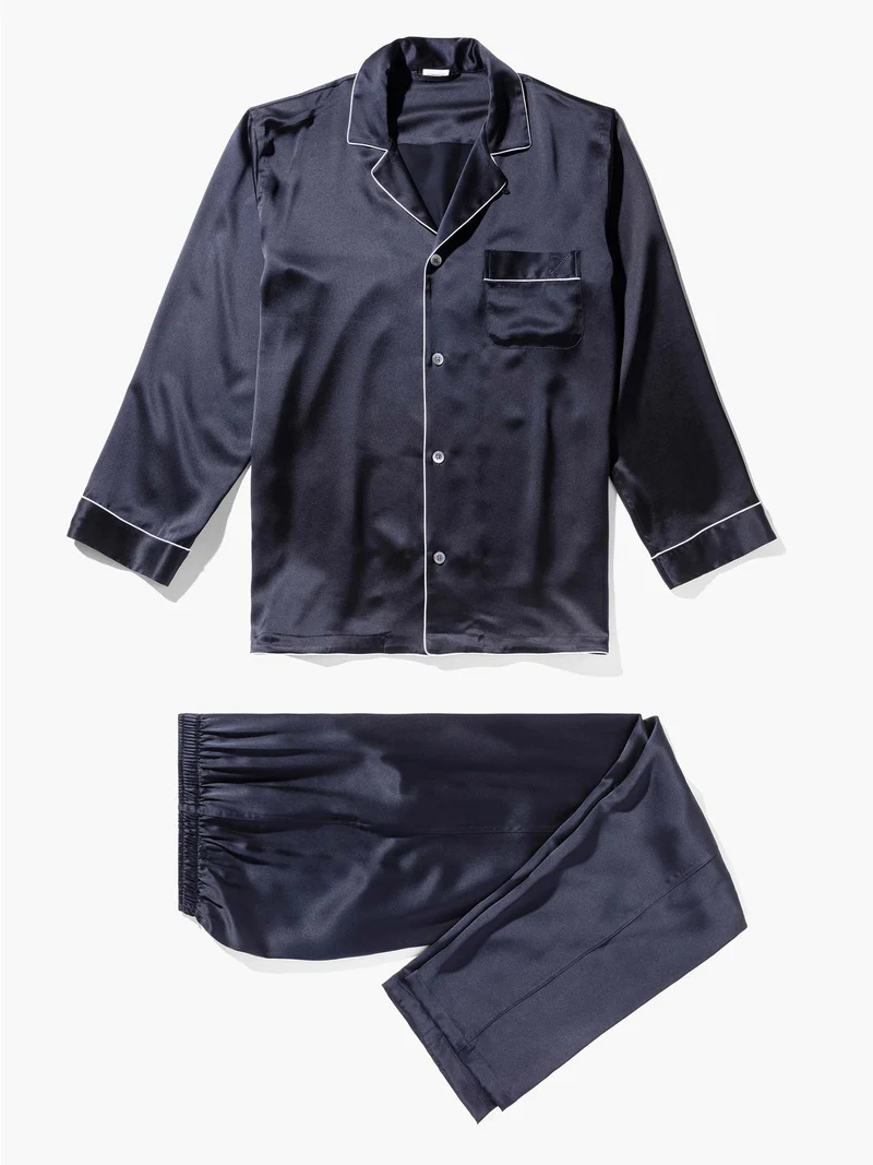 Pyjama, lang, 6000 SILK NIGHTWEAR