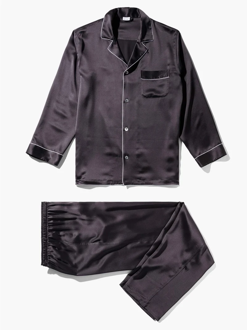 Pyjama, lang, 6000 SILK NIGHTWEAR