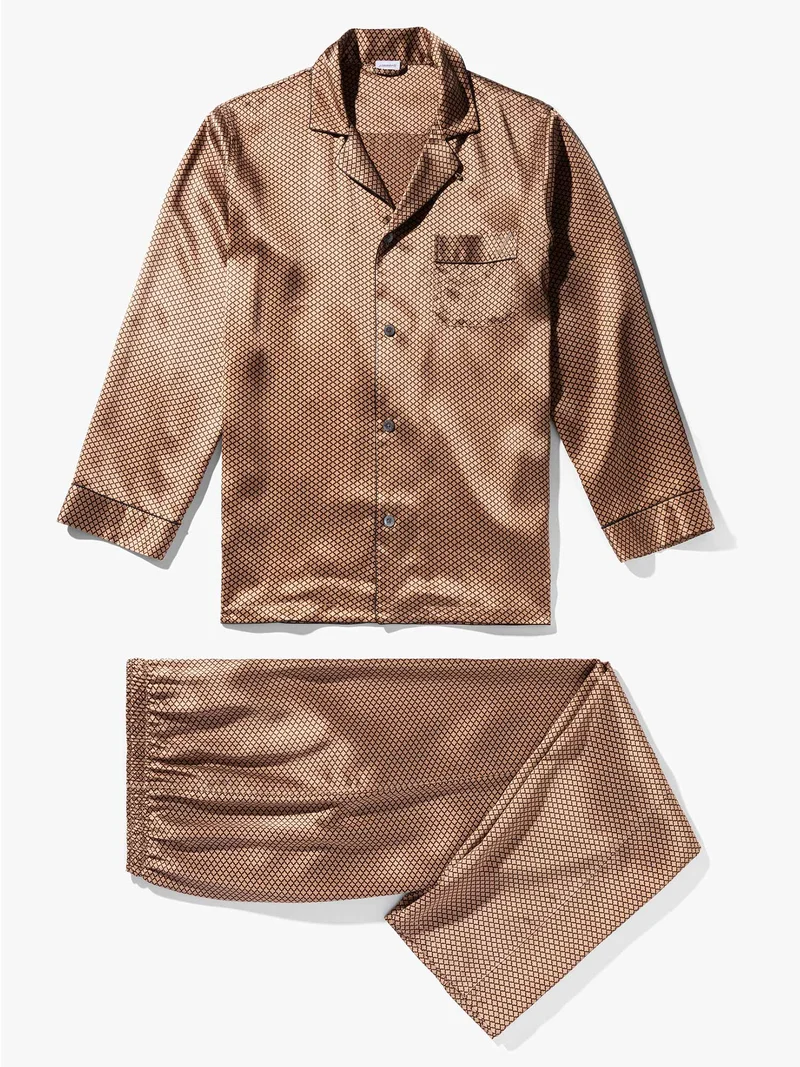 Pyjama, lang, 6000 SILK NIGHTWEAR