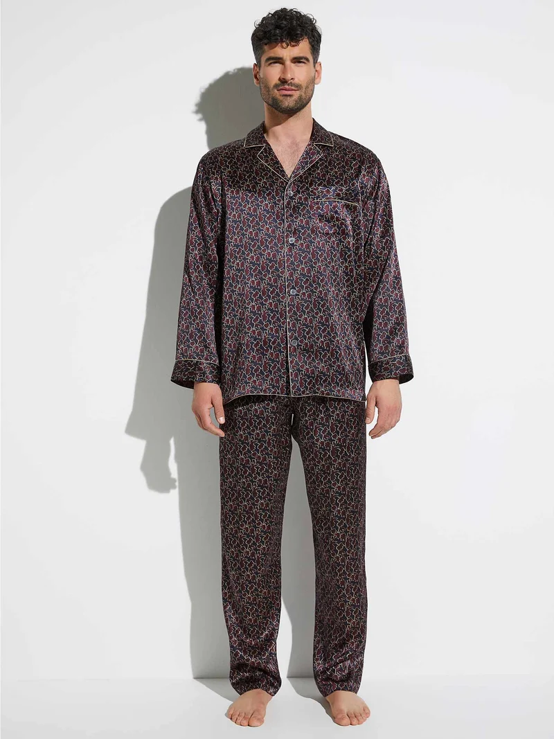 Pyjama, lang, 6000 SILK NIGHTWEAR