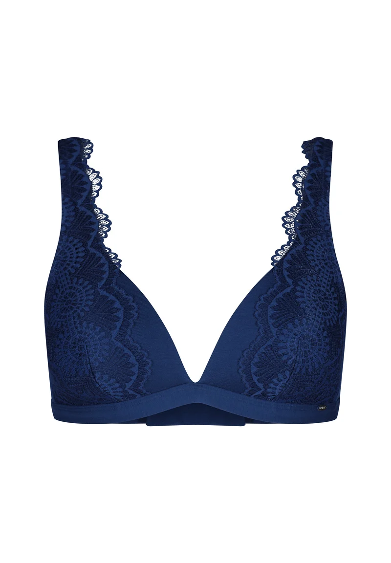 Cotton Ornaments Padded triangle bra | peacock 080931-08S482