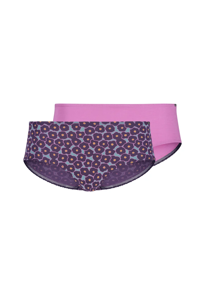 Bamboo Lace Print Panty 2 pack | lavenderflowers selection 080941-08S480