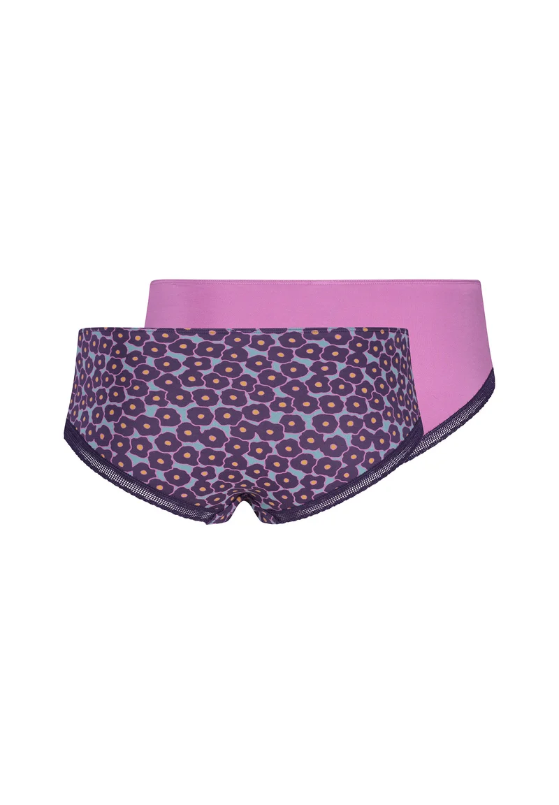Bamboo Lace Print Panty 2 pack | lavenderflowers selection 080941-08S480