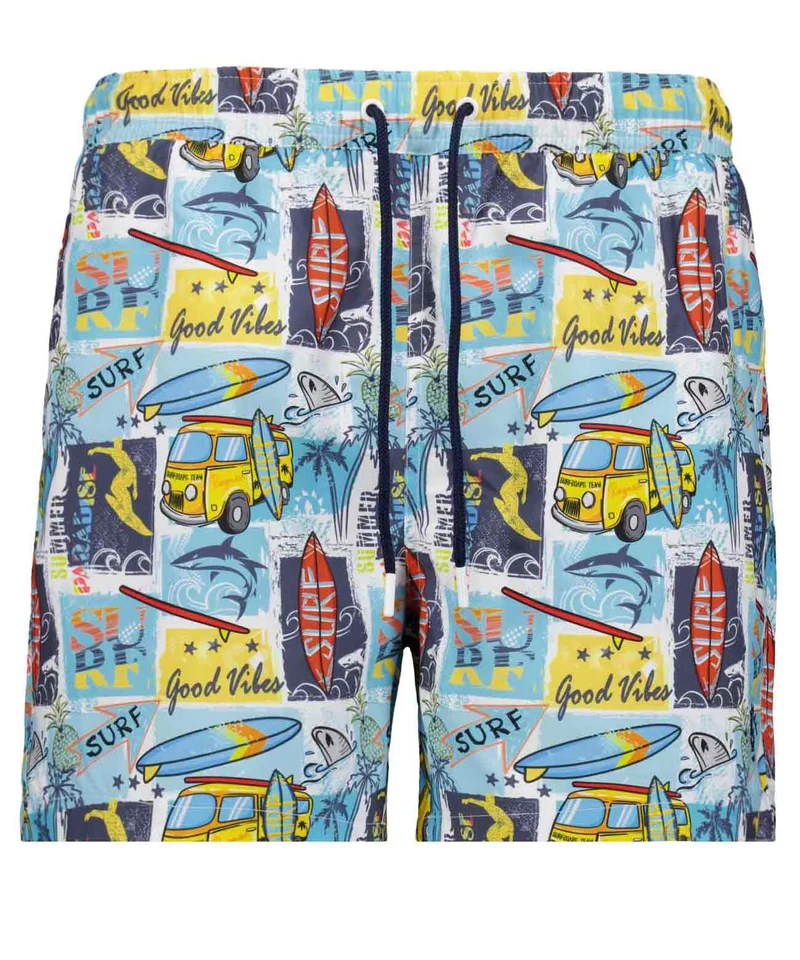 Badeshorts mit Alloverprint
