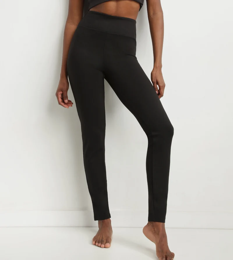 Schwarze Damen-Leggings mit Shaping-Effekt Dim Relax & Go