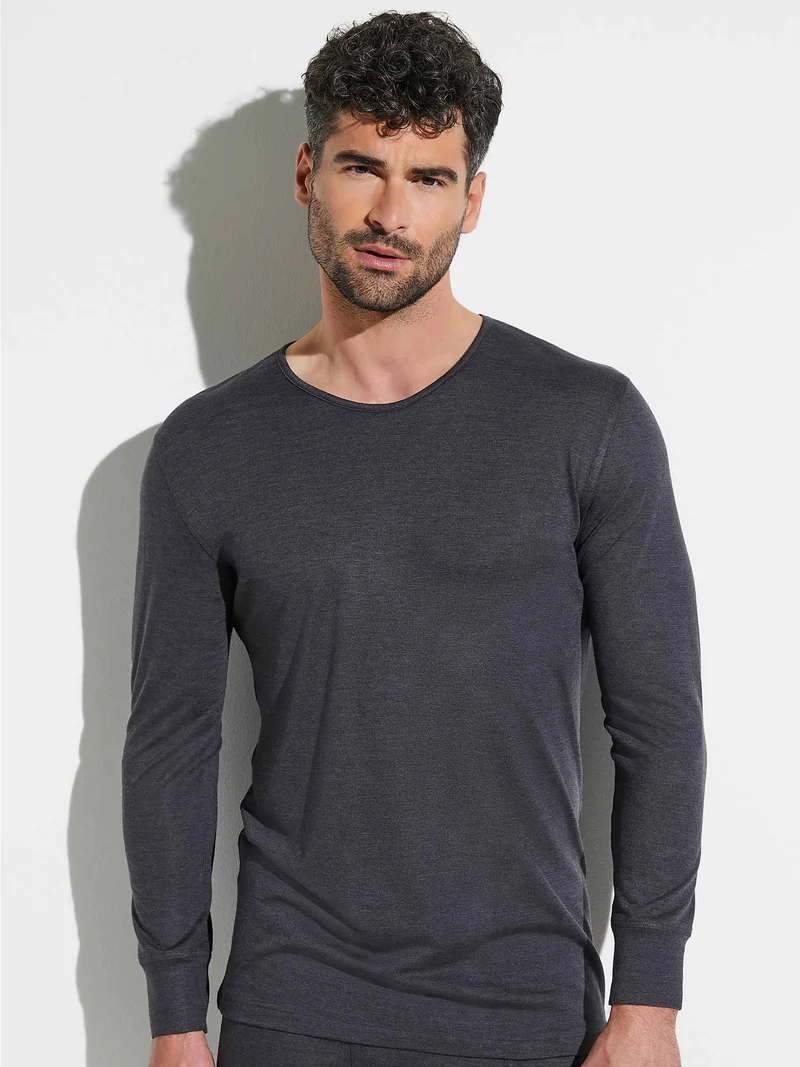Shirt, langarm, 710 WOOL & SILK