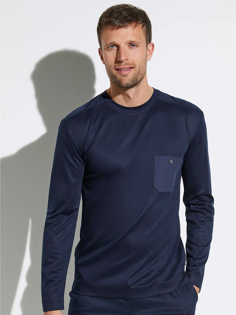 Shirt, langarm, 8520 MODERN LOUNGE