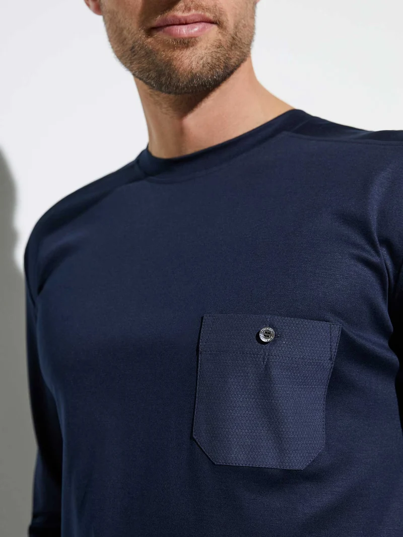 Shirt, langarm, 8520 MODERN LOUNGE