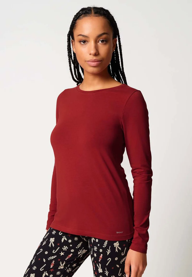 Night In Skiny 04 Shirt long sleeve | biking red 087021-08S940