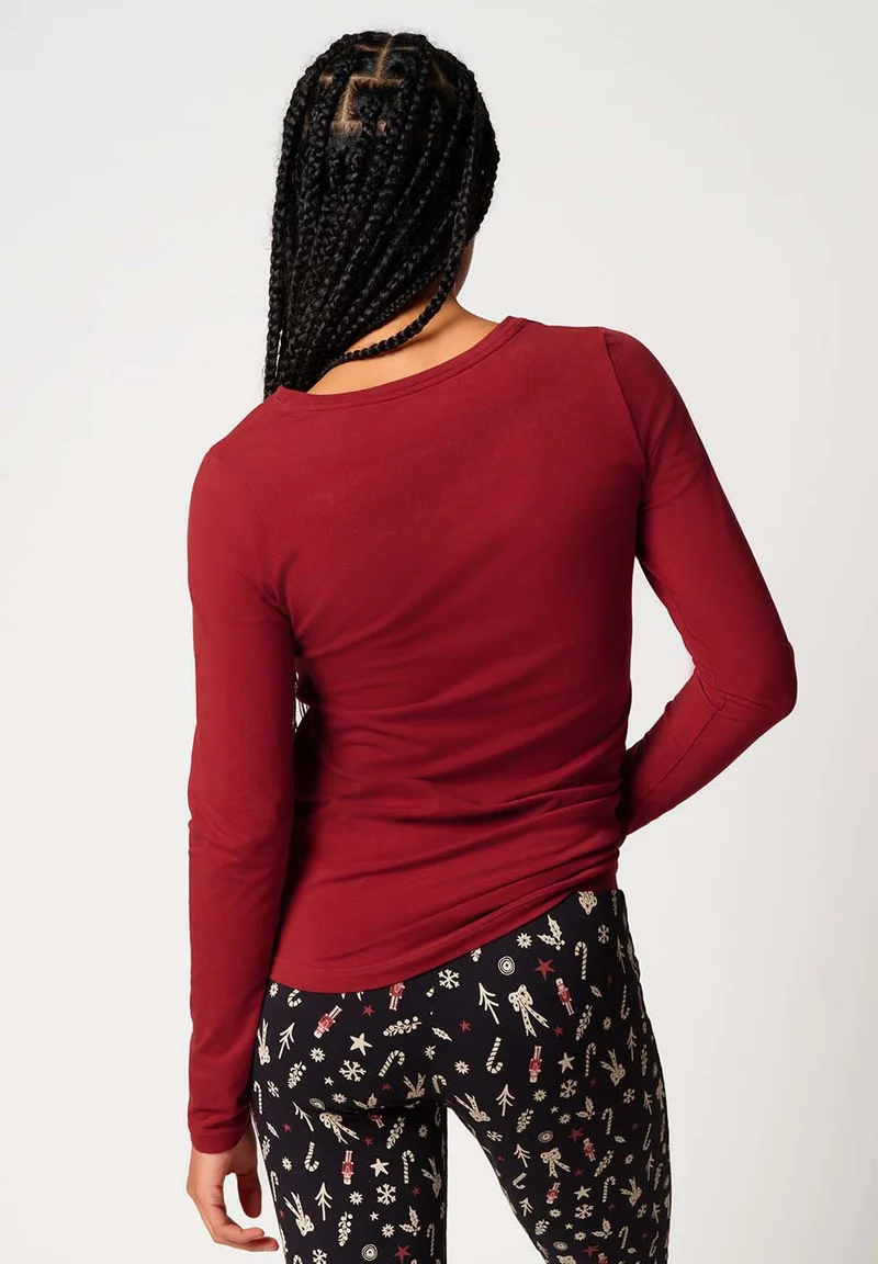 Night In Skiny 04 Shirt long sleeve | biking red 087021-08S940