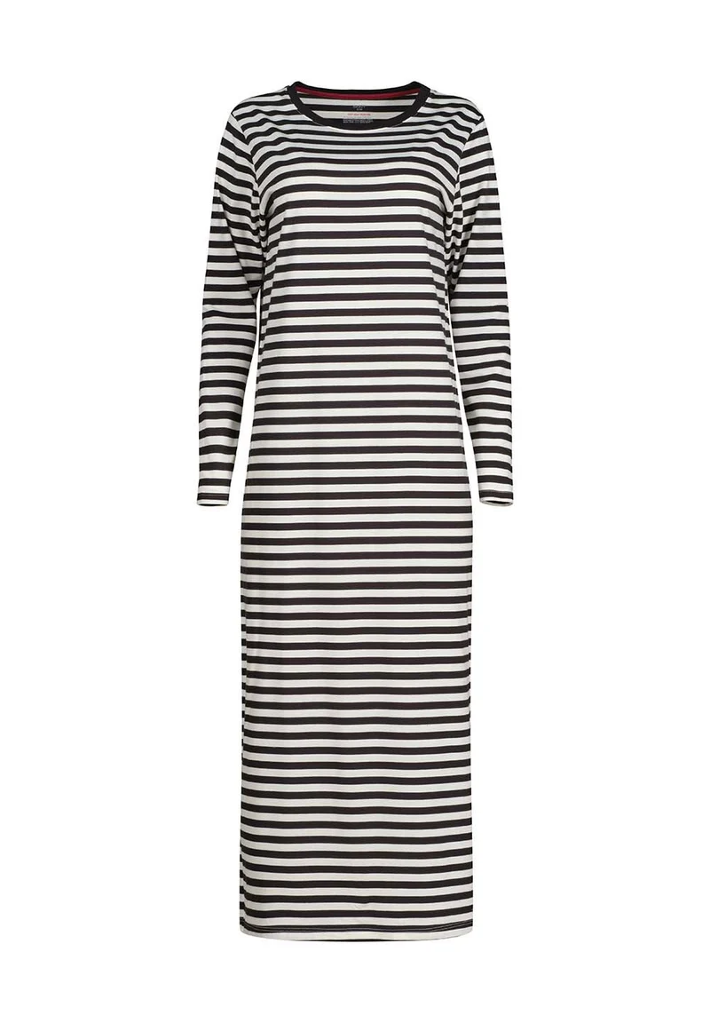 Night In Skiny 04 Sleepshirt long sleeve | yingyang stripes 086989-08S917