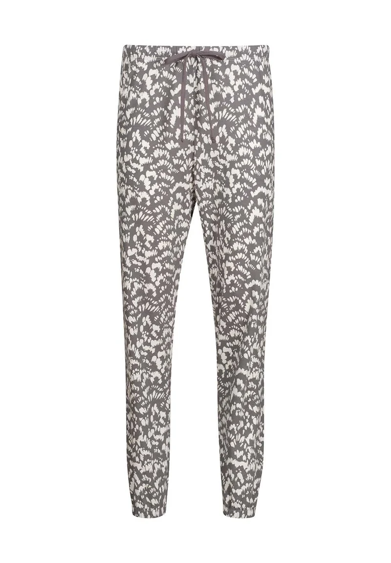 Night In Skiny 01 Pyjama long | volcanic glass 086935-08S929