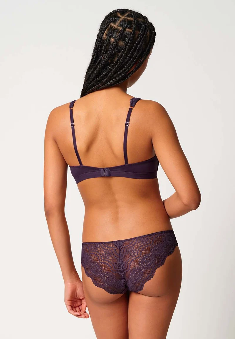 Cotton Ornaments Padded triangle bra | mysterioso 080931-08S927