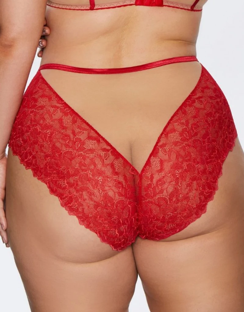 Kinga Mind Love Lace Brief Red