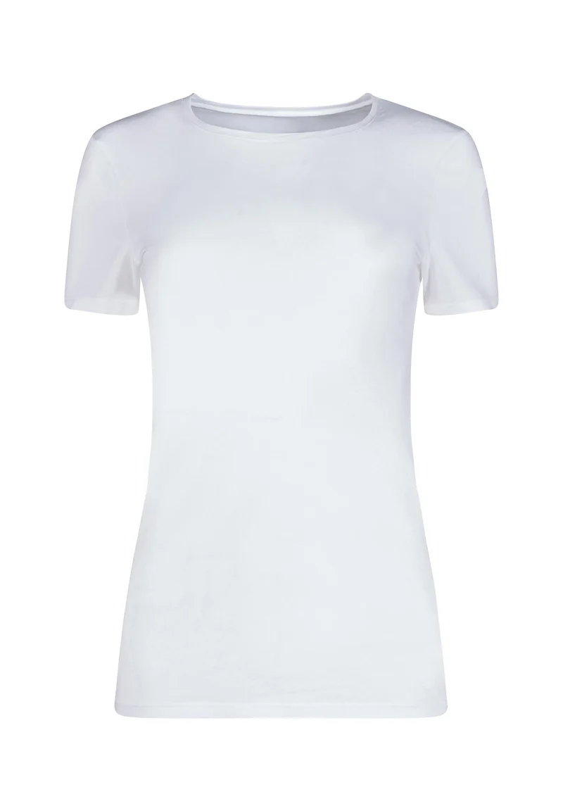 SKINY ADVANTAGE Cotton Stretch Shirt short sleeve | white 087181-080500