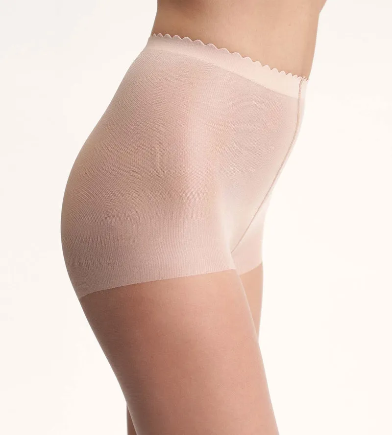 Beige transparente Strumpfhose mit Nude-Effekt 17D - Body Touch