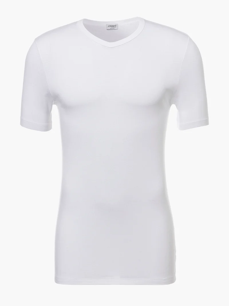 T-Shirt, kurzarm, V-Neck, 700 PURENESS
