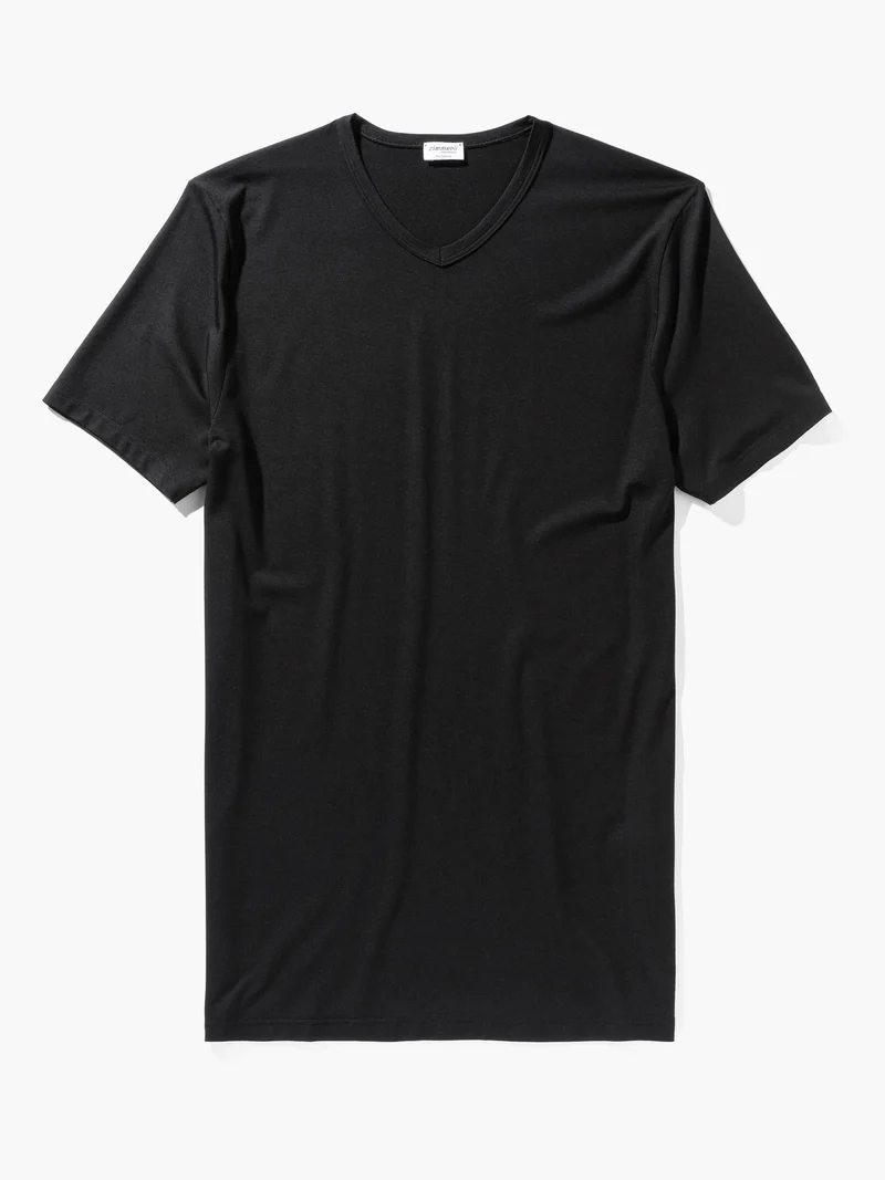 T-Shirt, kurzarm, V-Neck, 700 PURENESS