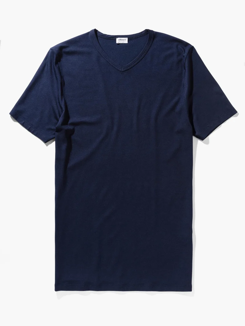 T-Shirt, kurzarm, V-Neck, 700 PURENESS