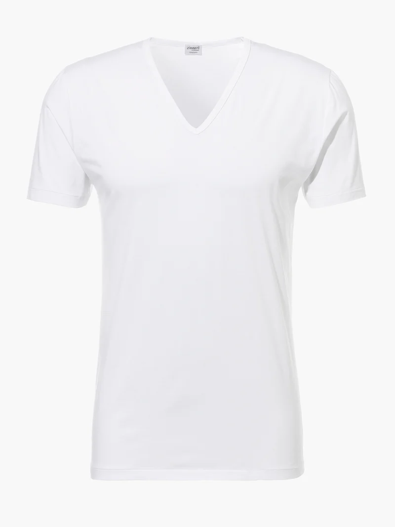 T-Shirt, kurzarm, V-Neck, 172 PURE COMFORT