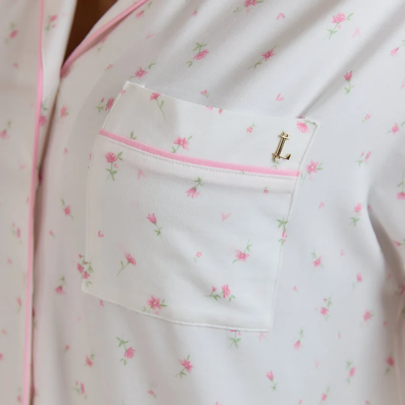Modal Pyjamahemd - Florales Muster