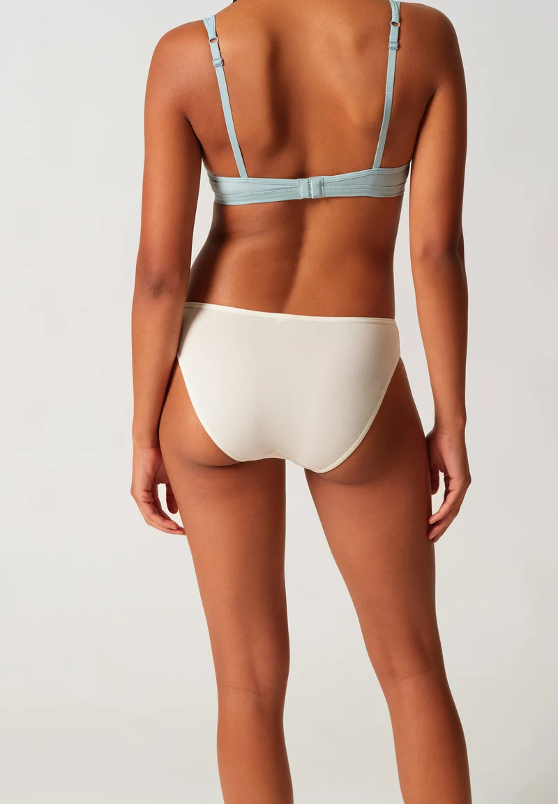 SKINY ADVANTAGE Cotton Stretch Bikini briefs 3 pack | sterlingivoryblack selection 087176-08A143