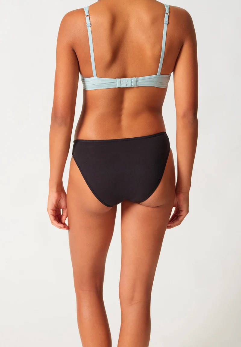 SKINY ADVANTAGE Cotton Stretch Bikini briefs 3 pack | sterlingivoryblack selection 087176-08A143