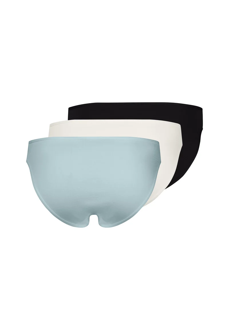 SKINY ADVANTAGE Cotton Stretch Bikini briefs 3 pack | sterlingivoryblack selection 087176-08A143
