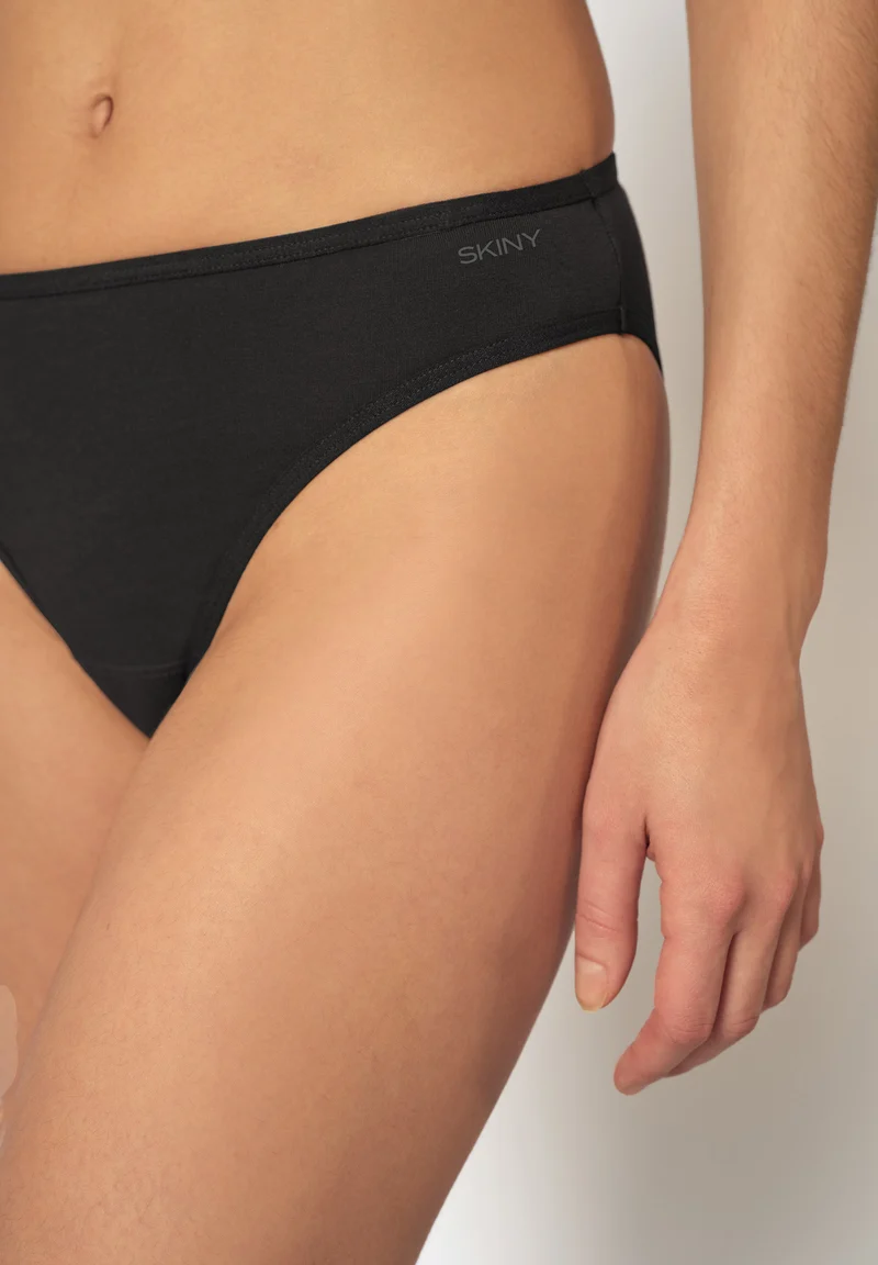 SKINY ADVANTAGE Cotton Stretch Bikini briefs 3 pack | black 087176-087665