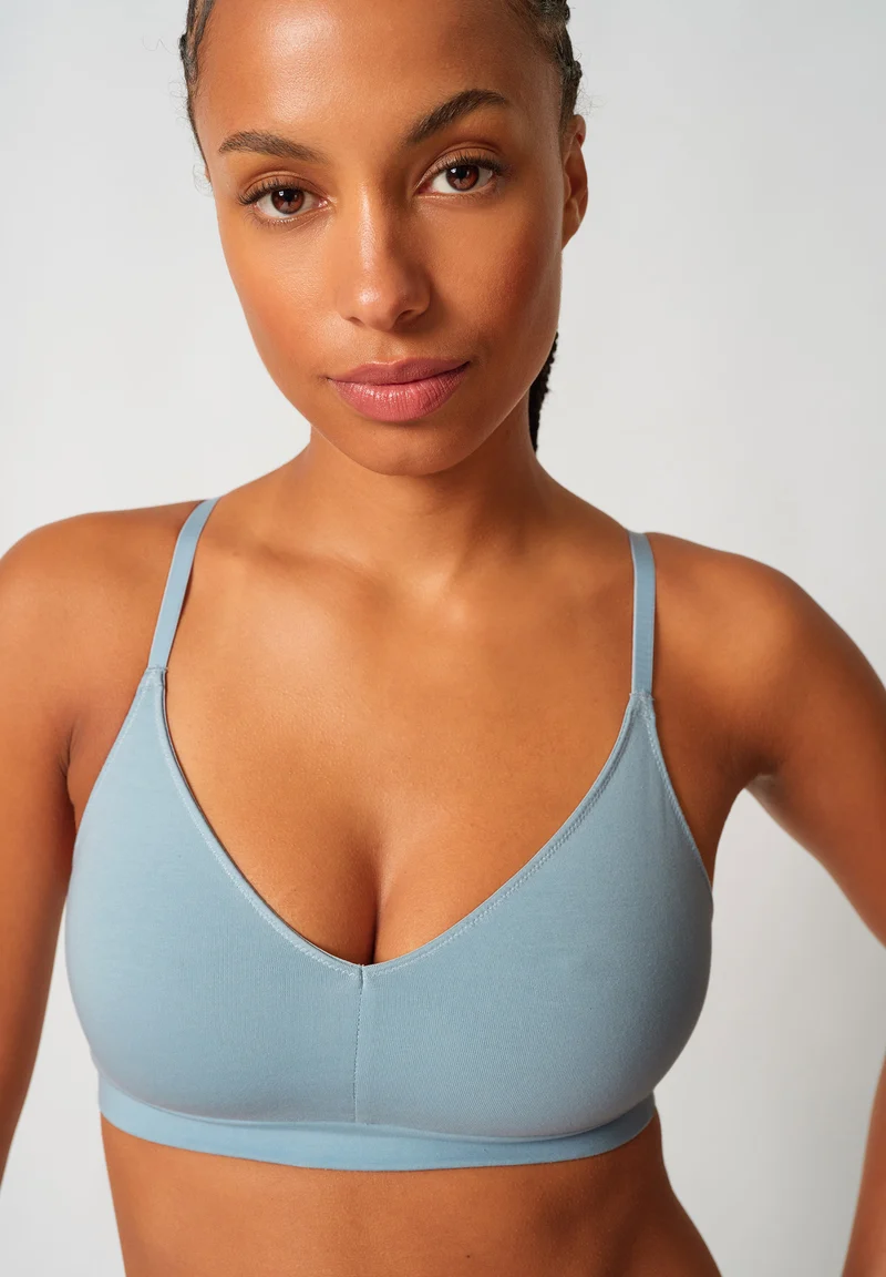 SKINY ADVANTAGE Cotton Stretch Soft bra remov. pads | sterling blue 087109-08A137