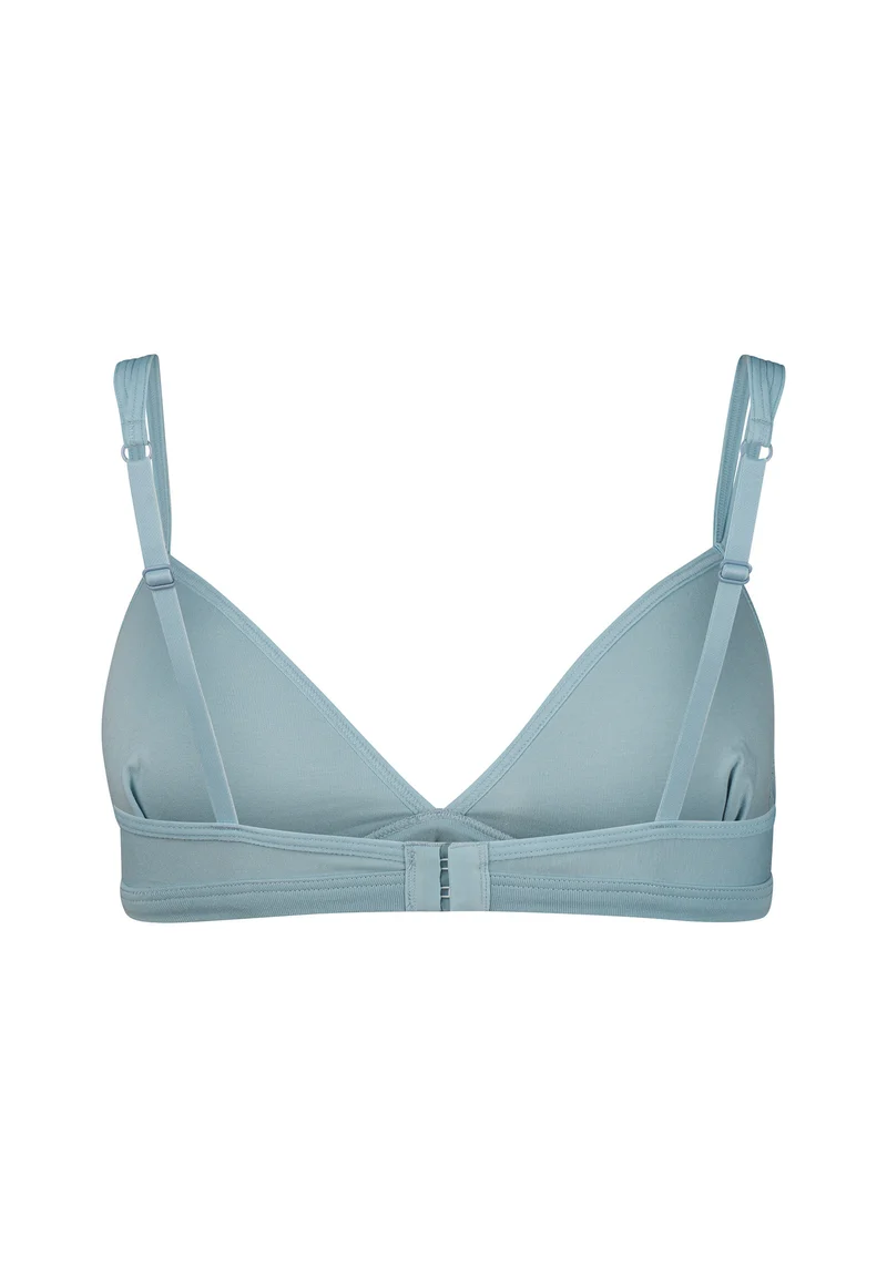 SKINY ADVANTAGE Cotton Stretch Padded triangle bra | sterling blue 087102-08A137