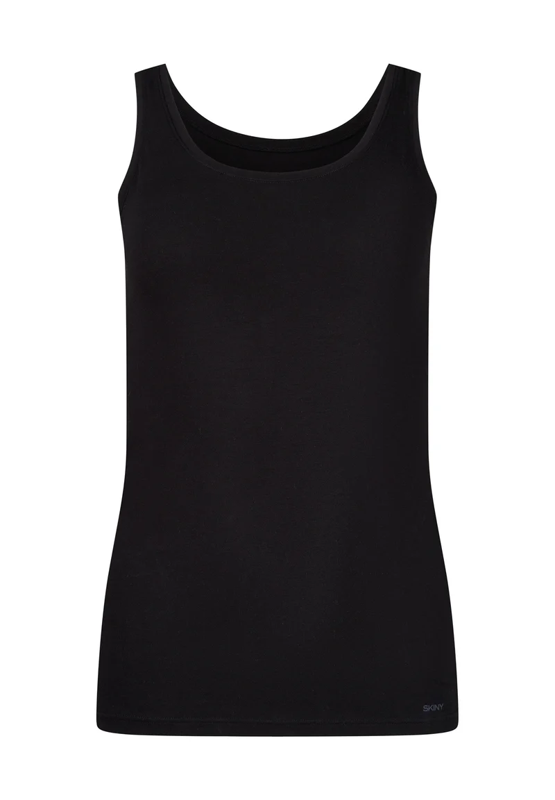 SKINY ADVANTAGE Cotton Stretch Tank top 2 pack | black 087098-087665