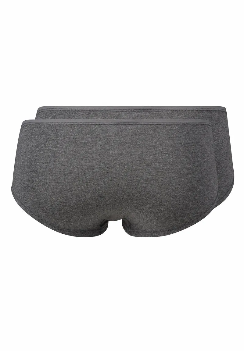 SKINY ADVANTAGE Cotton Stretch Panty 2 pack | anthra melange 087092-089599