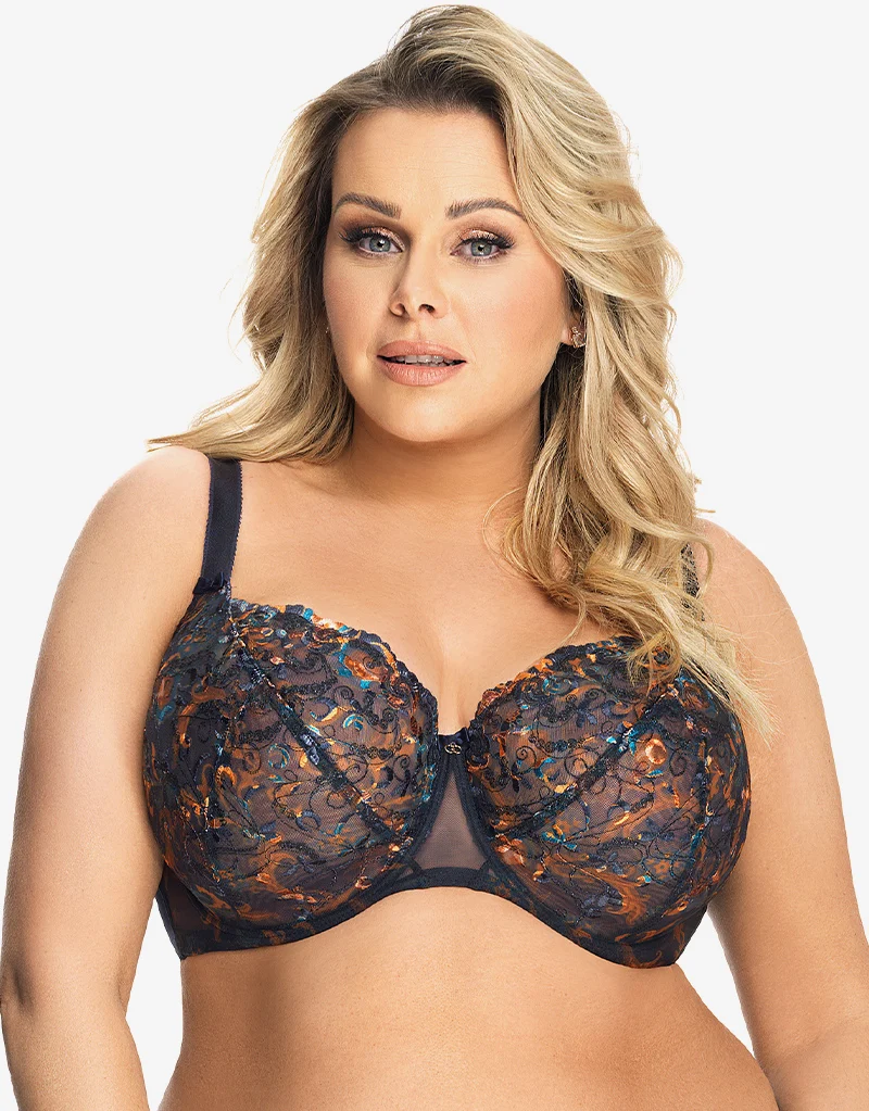 Gorsenia Colorado Full Cup Bra Navy