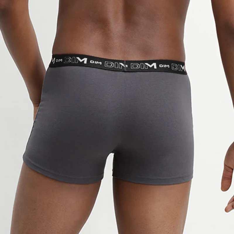 3er-Pack chilirote/anthrazitgraue/schwarze Boxershorts mit Logobund
