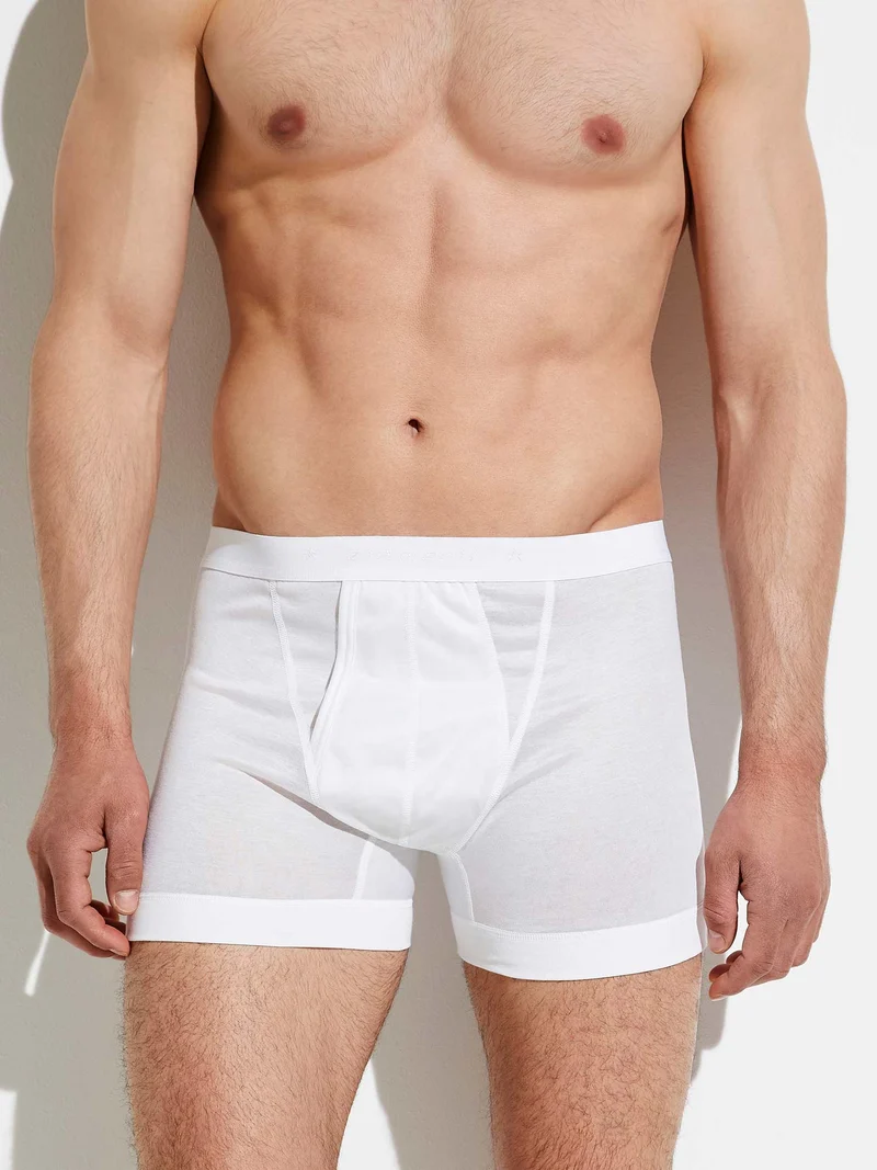 Boxer Briefs, Pant Open, mit Logo-Bund, 252 ROYAL CLASSIC
