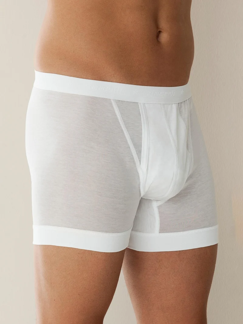 Boxer Briefs, Pant Open, mit Logo-Bund, 252 ROYAL CLASSIC