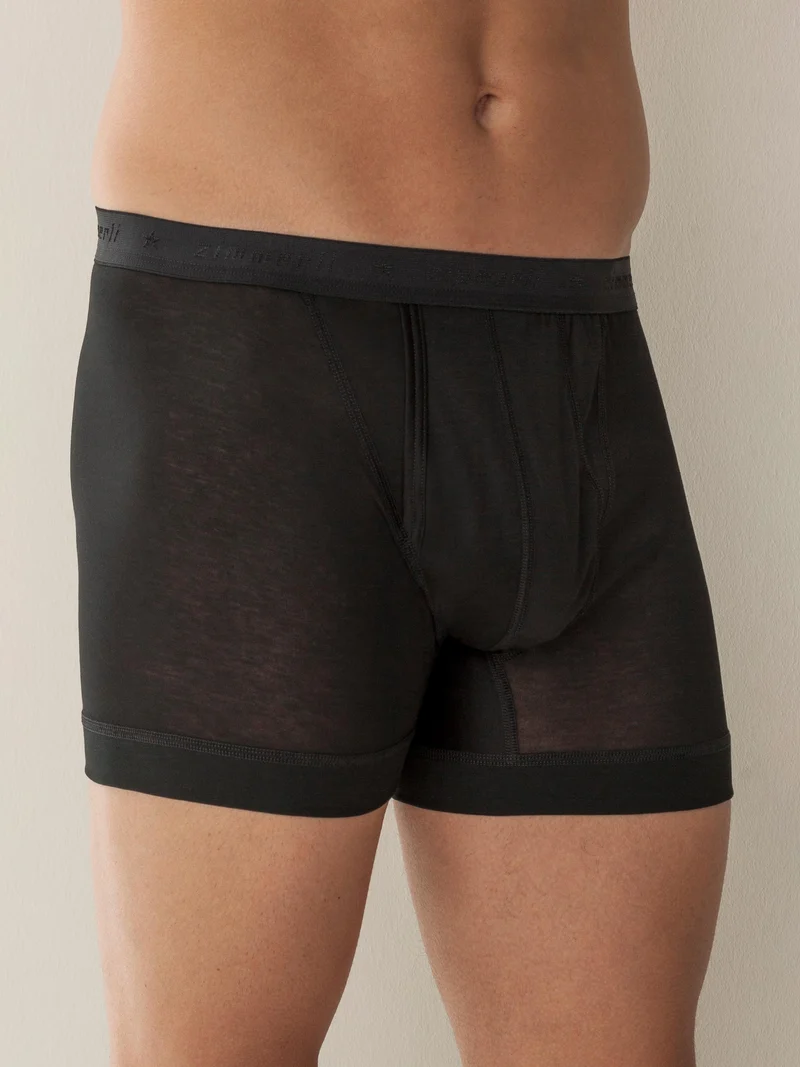 Boxer Briefs, Pant Open, mit Logo-Bund, 252 ROYAL CLASSIC
