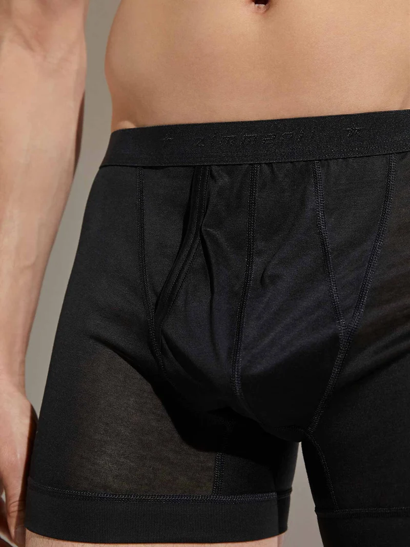 Boxer Briefs, Pant Open, mit Logo-Bund, 252 ROYAL CLASSIC