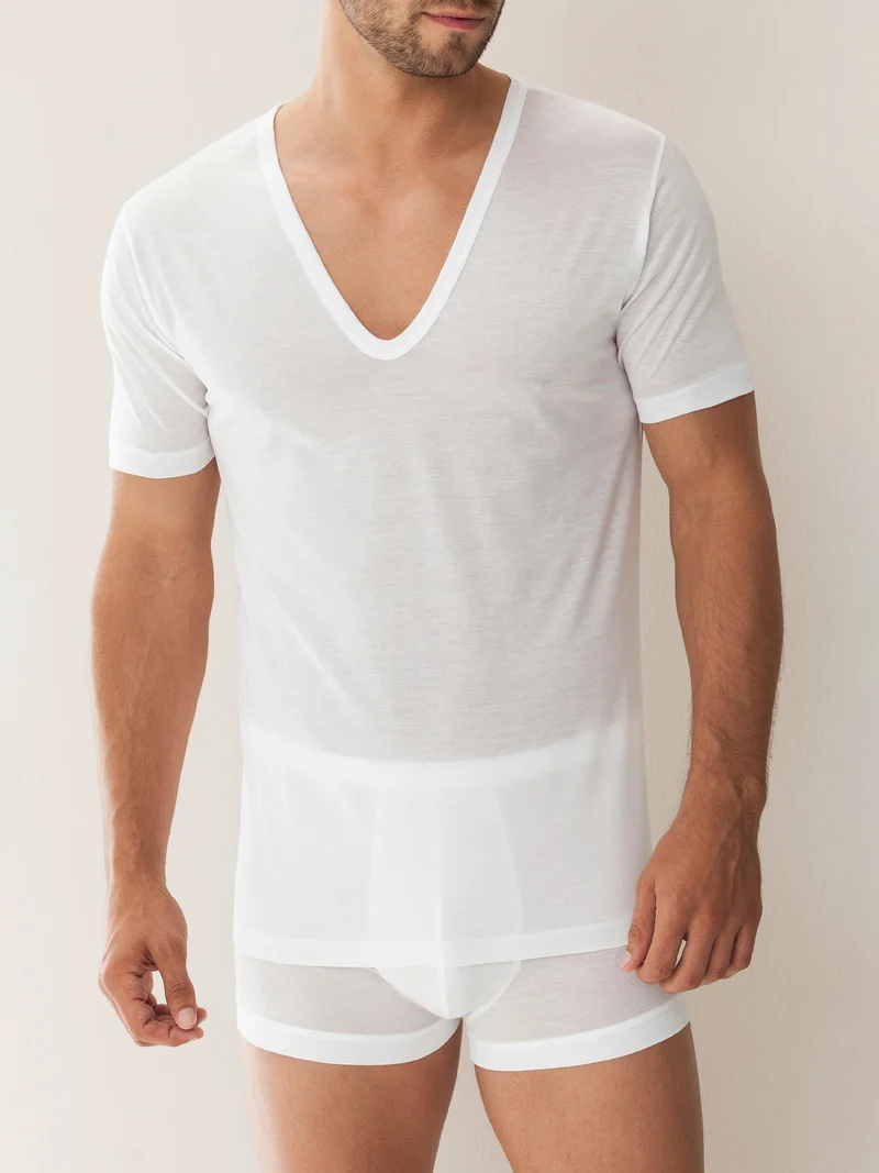 T-Shirt, tiefer V-Ausschnitt, 252 ROYAL CLASSIC