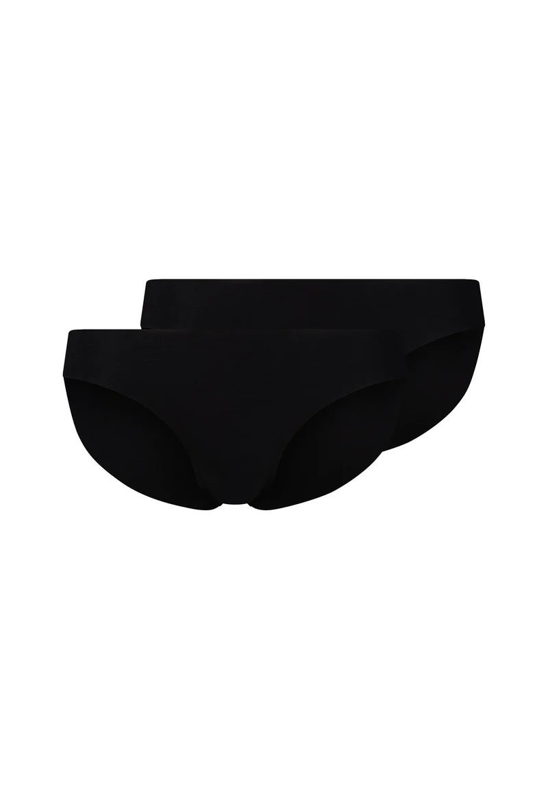 SKINY ADVANTAGE Modal Invisible Bikini briefs 2 pack | black 087426-087665
