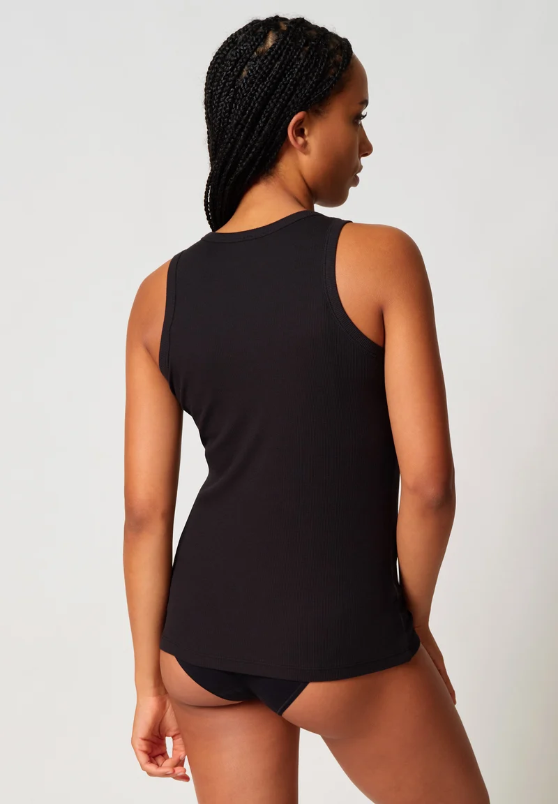 Rib Tops Tank top | black 087490-087665